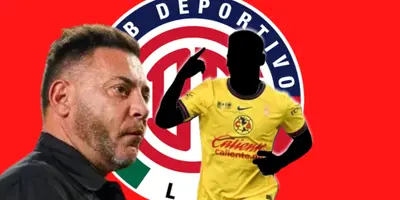 Antonio Mohamed junto a futbolista incógnito del América / FOTO EL INFORMADOR