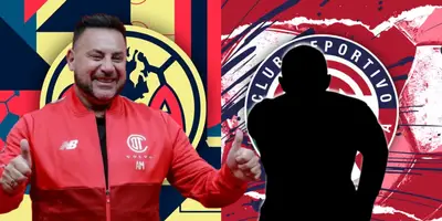 Antonio Mohamed junto a futbolista incógnito / FOTO EL UNIVERSAL