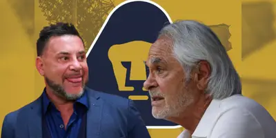 Antonio Mohamed junto a Miguel Mejía Barón / FOTO FÚTBOL TOTAL