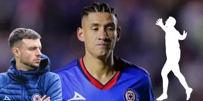 Antuna en partido con Cruz Azul. Foto: dsports