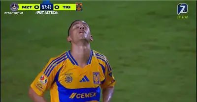 Antuna en partido vs Mazatlán. Foto: TV Azteca