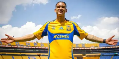 Antuna en presentación. Foto: Tigres