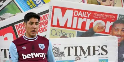 Así calificaron a Edson Álvarez en Inglaterra / FOTO X