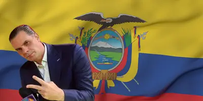 Bandera tomada de Canva, con Martinoli al frente