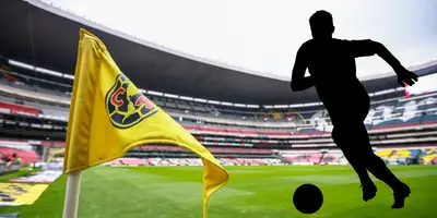 Banderín en el Azteca. Foto: Club América