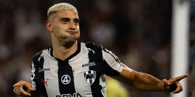 Berterame celebrando. Foto: Rayados