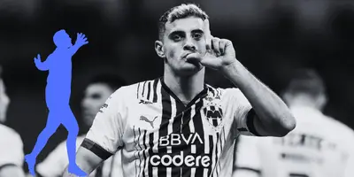 Berterame celebrando gol con Rayados. Foto: Depor