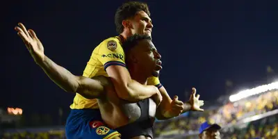 Borja tras su gol. Foto: MEXPORT