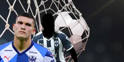 Brandon Vázquez junto a futbolista incógnito de Rayados / FOTO SOYFÚTBOL