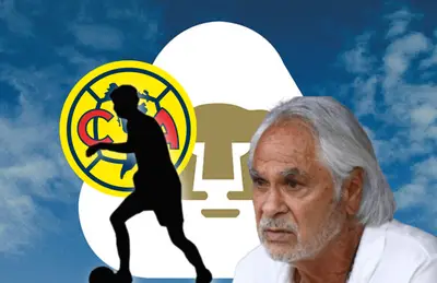 Brian Gutiérrez en forma de silueta, Miguel Mejía Barón observando/ Foto Peakpx.