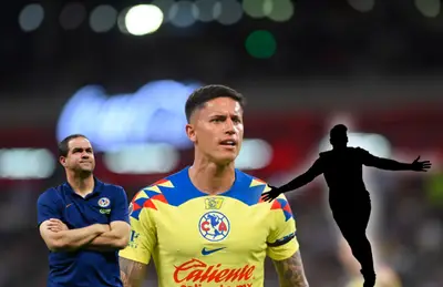 Brian Rodríguez, André Jardine y silueta de futbolista/ Foto Fútbol Total.