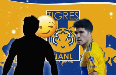 Bruno Barticciotto y su sombra, Nicolás Ibáñez a su lado/Foto Hinos.