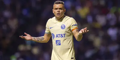 Cabecita en partido con América. Foto: AS México