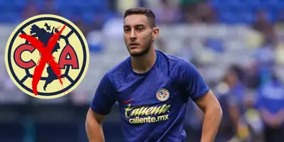 Cáceres en calentamiento con América. Foto: Excélsior