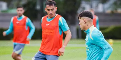 Calderón en entrenamiento. Foto: Club América