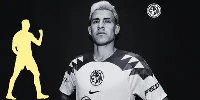 Calderón en presentación con América. Foto: Club América