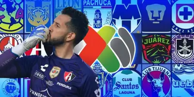 Camilo Vargas junto a equipos de la Liga MX / FOTO MARCA