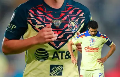 Camiseta de las Águilas y Henry Martín/Foto Debate.