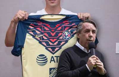 Camiseta del América y Emilio Azcárraga/Foto RBK.