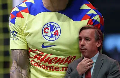 Camiseta del América y Emilio Azcárraga/Foto Soy Referee.