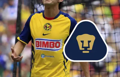 Camiseta del América y escudo de Pumas/ Foto Getty Images.