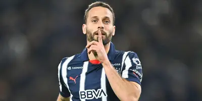 Canales en partido celebrando. Foto: Getty