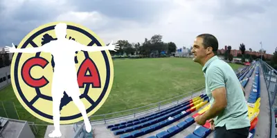 Cancha Centerano en las instalaciones del Club América. Foto: AS México.
