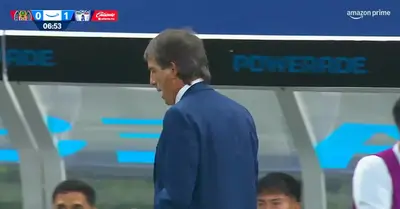 Captura de Almada tras gol, tomada de Liga MX