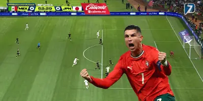 Captura de Azteca con CR7 al frente