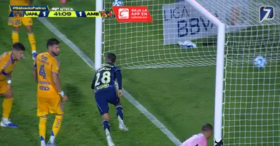 Captura de Azteca Deportes del gol de Sánchez