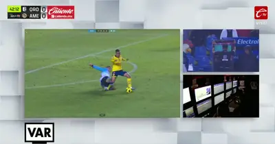 Captura de Caliente TV de la falta a Sánchez