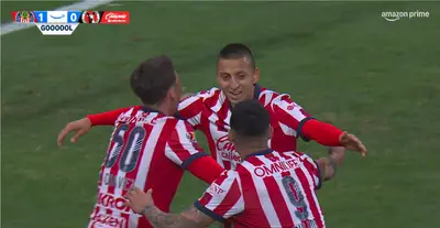 Captura de Chivas del gol de Alvarado