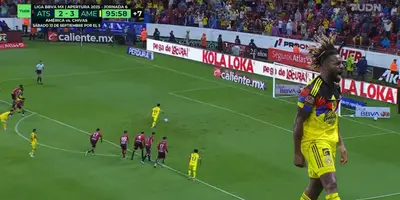 Captura de Club América, con Allan al frente