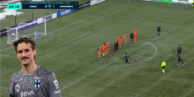 Captura de Concachampions del golazo de Cortizo