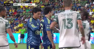 Captura de Leagues Cup del gol de Juárez