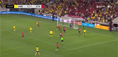 Captura de pantalla de Leagues Cup, del gol de Henry