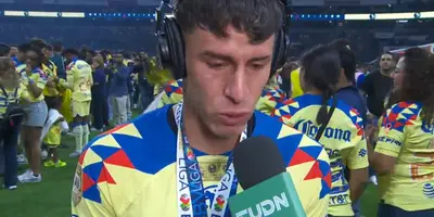 Captura de pantalla de TUDN en la entrevista con Calderón