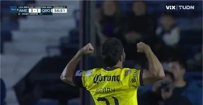 Captura de pantalla del cuarto gol del América de TUDN