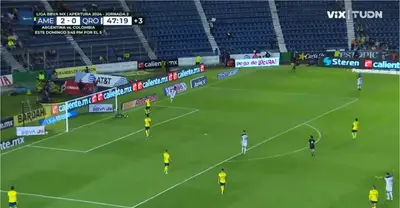 Captura de pantalla del gol de Querétaro de TUDN