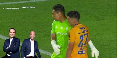 Captura de pantalla del juego de Tigres, tomada de TV Azteca.