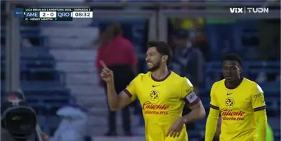 Captura de pantalla del segundo gol del América de TUDN
