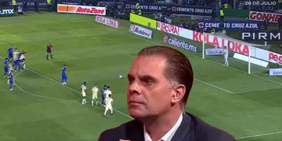 Captura de pantalla tomada de TUDN, del gol de Antuna