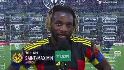 Captura de TUDN con Allan en entrevista