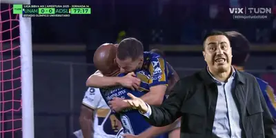 Captura de TUDN con Juárez al frente