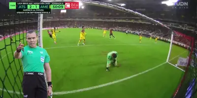 Captura de TUDN con Ortiz al frente