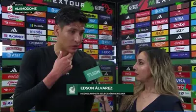 Captura de TUDN de Edson en entrevista