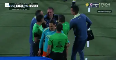 Captura de TUDN de la expulsión de Jardine