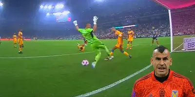 Captura de TUDN, del 1-0 de Rayados