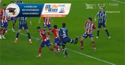 Captura de TUDN del autogol de San Luis