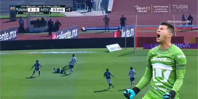 Captura de TUDN del error de Julio